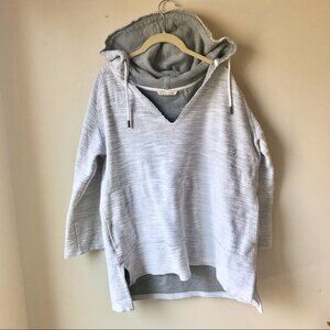 SOFT SURROUNDINGS Sweatshirt Hoodie Women’s Gray Oversized Hooded Lagenlook